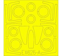 Eduard EDEX625 1:48 Grumman F-14D Tomcat TFace canopy frame paint mask