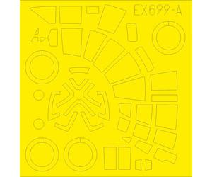 Eduard EDEX699 1:48 Heinkel He-111Z 'Zwilling' TFace canopy frame paint mask