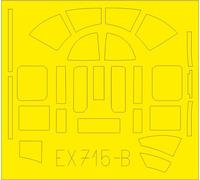 Eduard EDEX715 1:48 North-American B-25D Mitchell TFace canopy frame paint mask