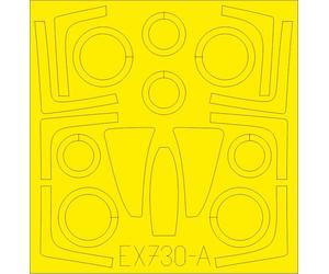 Eduard EDEX730 1:48 Grumman F-14A Tomcat TFace canopy frame paint mask
