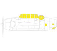 Eduard EDEX820 1:48 Grumman TBF-1C Avenger TFace canopy frame paint mask