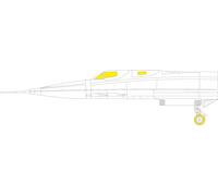 Eduard EDEX837 1:48 Lockheed SR-71 Blackbird TFace wheels & canopy mask
