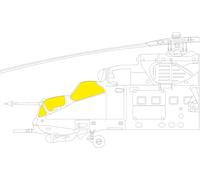 Eduard EDEX896 1:48 MiL Mi-35M TFace canopy frame paint mask