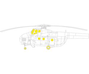 Eduard EDEX911 1:48 Mil Mi-4 TFace canopy frame paint mask