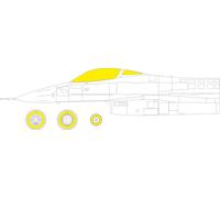 Eduard EDEX930 1:48 General-Dynamics F-16A MLU TFace canopy frame paint mask