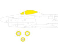 Eduard EDEX941 1:48 North-American F-86D Sabre TFace canopy frame paint mask