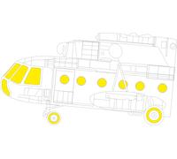 Eduard EDEX947 1:48 Mil Mi-8MT canopy frame paint mask