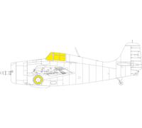Eduard EDEX965 1:48 General-Motors FM-2 Wildcat TFace canopy frame paint mask