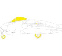 Eduard EDEX982 1:48 de Havilland Vampire FB.5/FB.9 TFace canopy frame paint mask
