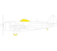 Eduard EDEX998 1:48 Republic P-47D-25RE Thunderbolt TFace canopy mask