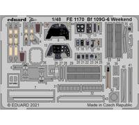 Eduard EDFE1170 1:48 Messesrchmitt Bf-109G-6 Weekend