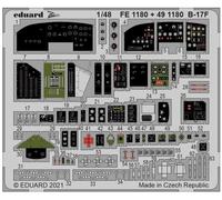 Eduard EDFE1180 Boeing B-17F Flying Fortress (Hong Kong Models) 1:48 Etch Part