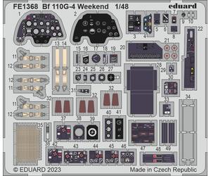 Eduard EDFE1368 1:48 Messerschmitt Bf-110G-4 Weekend