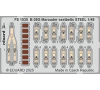 Eduard EDFE1530 Martin B-26G Marauder seatbelts STEEL 1:48