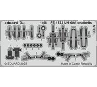Eduard EDFE1533 Sikorsky UH-60A seatbelts STEEL 1:48