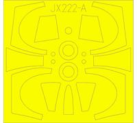Eduard EDJX222 1:32 Lockheed TF-104G Starfighter canopy frame paint mask