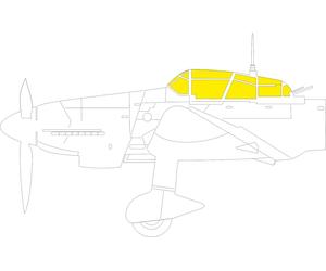 Eduard EDJX296 1:35 Junkers Ju-87G-1/2 'Stuka' TFace canopy frame paint mask