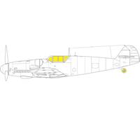 Eduard EDJX300 1:32 Messerschmitt Bf-109G-2/4 TFace canopy frame paint mask