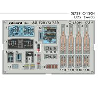 Eduard EDSS729 1:72 Lockheed C-130H Hercules cockpit detai