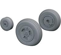 Eduard EDU648741 1/48 Brassin De Haviland Vampire F.3 Wheel (for Airfix) Plastic Model Parts