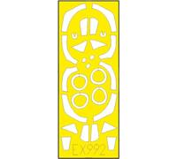 Eduard EDUEX992 Double-Sided Painted Double-Sided Mask Sticker for T Supermarine Seaffire F.17 Face (for Air Fixing)