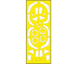 Eduard EDUEX992 Double-Sided Painted Double-Sided Mask Sticker for T Supermarine Seaffire F.17 Face (for Air Fixing)