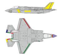 Eduard F-35B Lightning II 1:48 RAM Coating Set for Tamiya 61125 EDEX1013