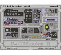 Eduard F-4C Phantom II Interior For Tamiya Photo Etch Set 1:32 Model Kit NEW
