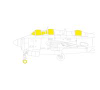 Eduard 1/48 T-Face Fairy Garnet AS.1/AS.4 Double-Sided Painting Mask Seal (For Airfix) Masking Seal for Plastic Models EDUEX1017