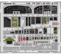Eduard FE1057 Etched Aircraft Detailling Set 1:48 Boeing B-17G Flying Fortress