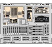 Eduard FE1061 Etched Aircraft Detailling Set 1:48 PZL W-3A Sokol