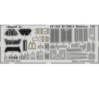 Eduard FE1403 1:48 Messerschmitt Bf-109E-4 Weekend