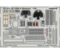 Eduard FE1413 1:48 Messerschmitt Bf-109K-4 Weekend