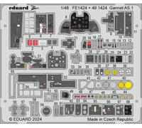 Eduard Fairey Gannet AS.1 1:48 Etch Detail Set for Airfix A11007 EDFE1424