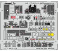 Eduard Fairey Gannet AS.4 1:48 Etch Detail Set for Airfix A11007 EDFE1425