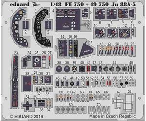 Eduard FE750 Etched Aircraft Detailling Set 1:48 Junkers Ju-88A-5