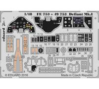 Eduard FE753 Etched Aircraft Detailling Set 1:48 Boulton-Paul Defiant Mk.I