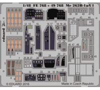 Eduard FE768 Etched Aircraft Detailling Set 1:48 Messerschmitt Me-262B-1a/U1