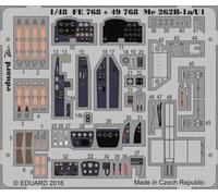 Eduard FE768 Etched Aircraft Detailling Set 1:48 Messerschmitt Me-262B-1a/U1