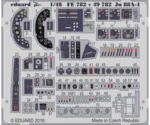 Eduard FE782 Etched Aircraft Detailling Set 1:48 Junkers Ju-88A-4