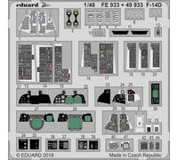 Eduard FE933 Etched Aircraft Detailling Set 1:48 Grumman F-14D Tomcat