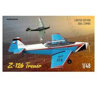 Eduard EDK11156 1:48 Ltd Edit-Z-126 TREN R Dual Combo Scale Model kit, Molded Color