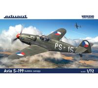 Eduard kits 1/72 Avia S-199 bubble canopy The Weekend edition kit # 7471