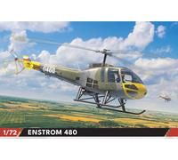 Edualdo 1/72 Hybrid Edition Enstrom 480 Plastic Helicopter Model EDU972012