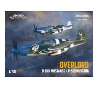 Eduard 11181 P-51B Mustang Overlord: D-Day Mustangs Dual Combo Model Kit 1:48