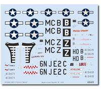 Eduard Accessories D72053 - 1:72 P-51D-5 8th AF For Eduard - New