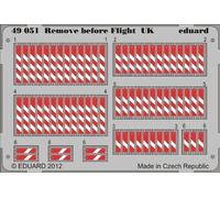 Eduard Photoetch 1:48 - Remove Before Flight UK - (EDP49051)