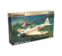Eduard 82212 Mitsubishi A6M2 Zero Type 21 ProfiPACK Plastic Plane Model Kit