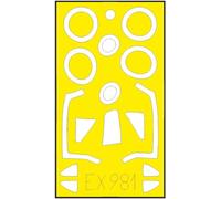 Eduard Sprue Brothers 1:48 Mask - Vampire FB.5/9 (AFX kit), EDUEX981