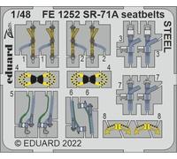 Eduard - SR-71A Seatbelts Steel Etched Parts 1:48 For Revell Model Kit